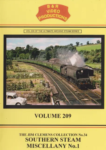 B&R No 209 Dvd Southern Steam Miscellany 1 Withered Arm Basingstoke S&D Weymouth
