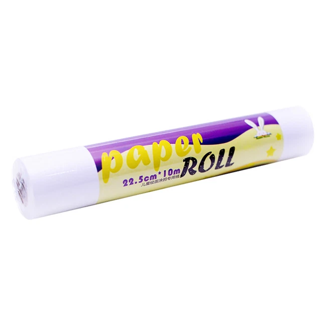1 pieza de papel de boceto en blanco papel de carnicero rollo de papel caballete papel
