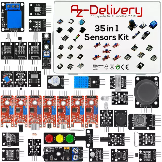 35 in 1 Education Starter Kit Sensor DIY MCU Set Raspberry Modul