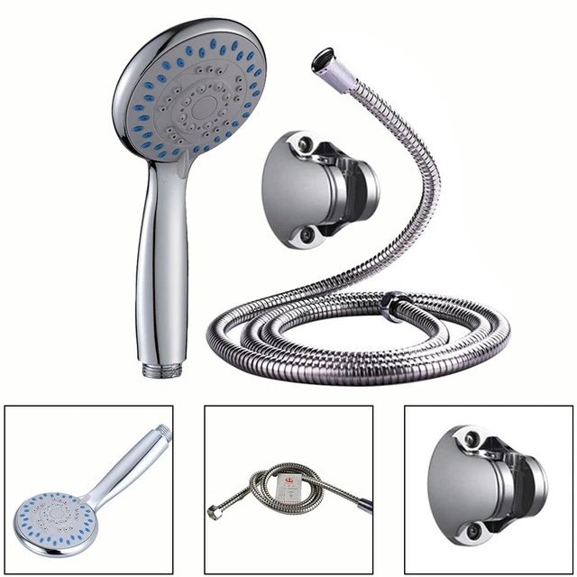 Cabezal de ducha para baño portátil de alta presión con manguera spray universal