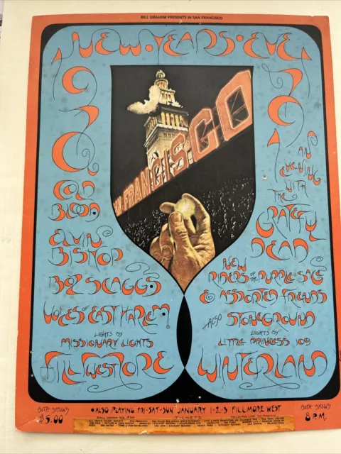 Bill Graham New Years Eve Cold Blood / The Grateful Dead