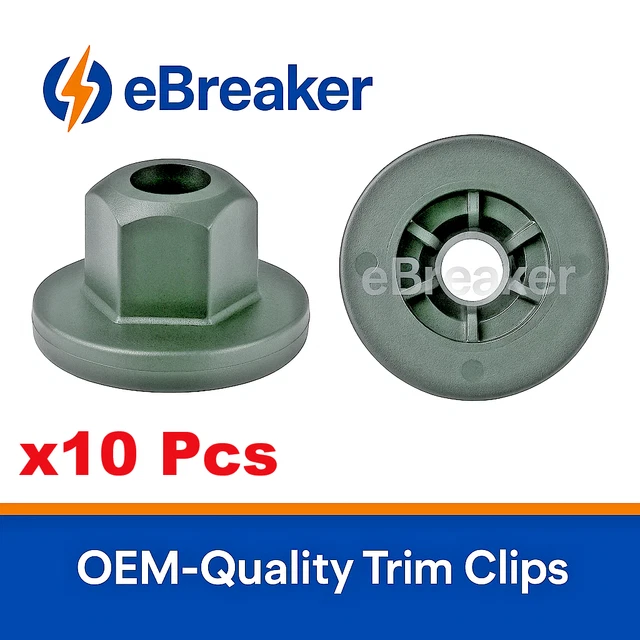 1X(8pc Front Wheel Arch Trim Clips Plastic Metal Screw Set For Corsa C Z1Y8