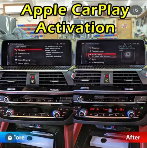 FSC NBT EVO BMW APPLE CarPlay-Aktivierung + Vollbild + Video in Bewegung +...