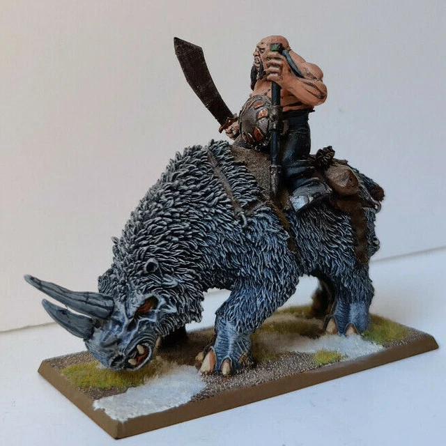 FORGEWORLD ORCO KINGDOMS Rhinox Rider Orco Rinoce Cavalleria Orco ...