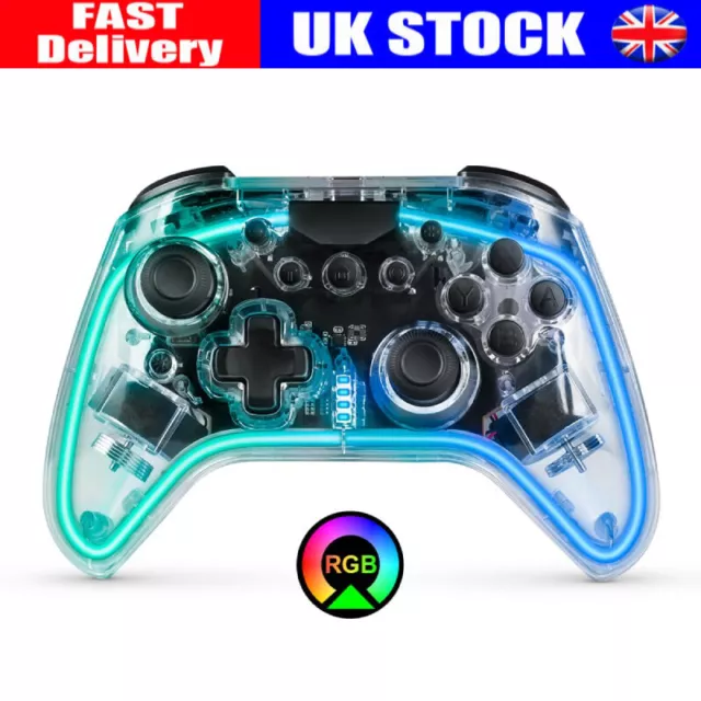 Switch Controller Compatible with Switch/Lite/OLED Controller RGB Breathing LED