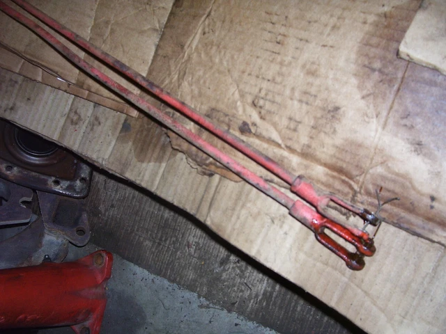 Vintage 1941  Ji Case  Vi  Tractor -Brake Pedal Rod Set