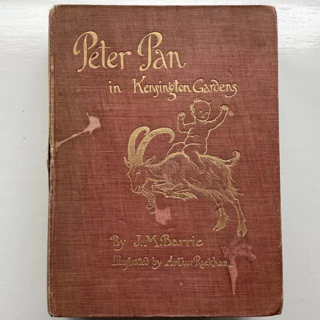 Peter Pan in Kensington Gardens, UK 4th Edition 1907 by JM Barrie & A Rackham
