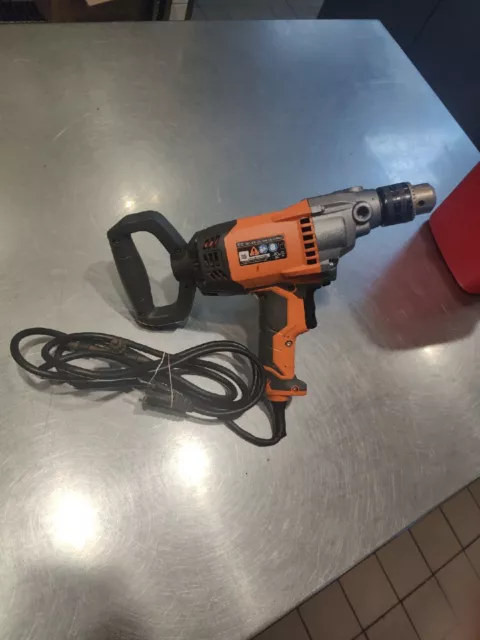 RIDGID 9 Amp Electric 1/2" Mud Mixer Drill Model# R7122