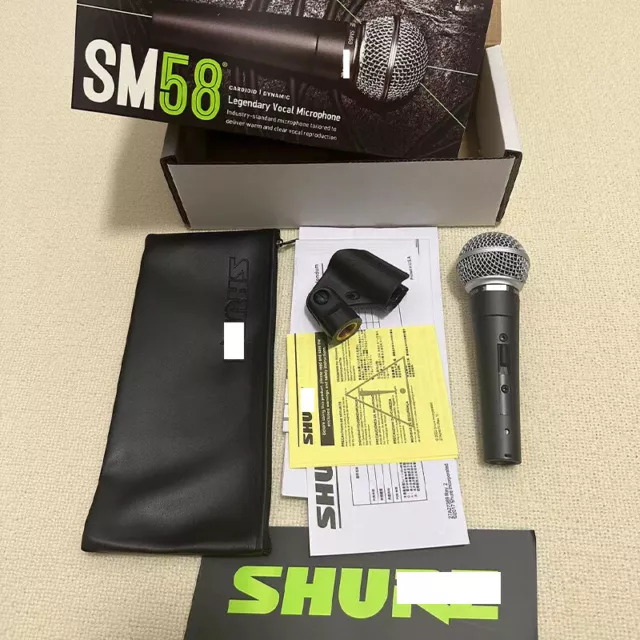 For Shure SM58 Dynamic Vocal Microphone Wired Mic with Switch With Cable