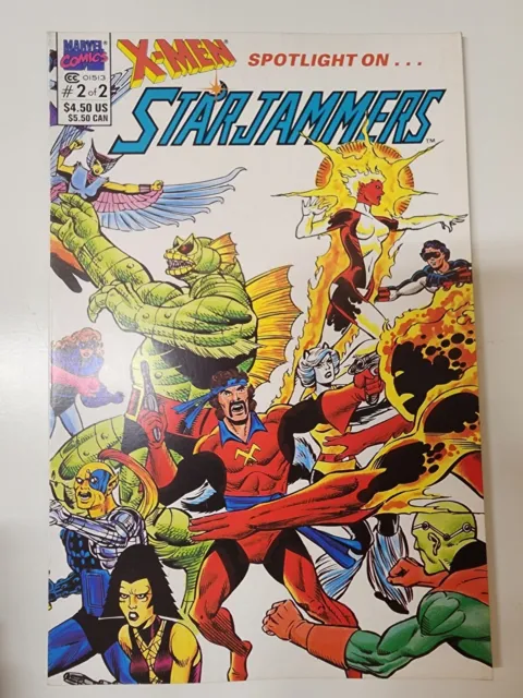X-Men Spotlight on Starjammers #2 1990 Marvel Comics Terry Kavanagh Dave Cockrum