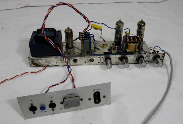one pair vintage ECL86 6GW8 RTC Miniwatt boxed audio amplifier tubes