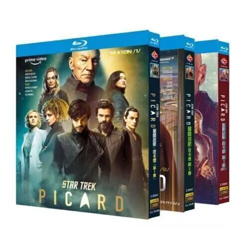 Star Trek: Picard Season 1-3 Complete TV Series 6 Disc All Region Blu-ray BD