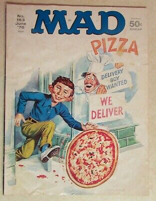 Vintage - Mad Magazine - Issue #183 -  June 1976 - Pizza Issue