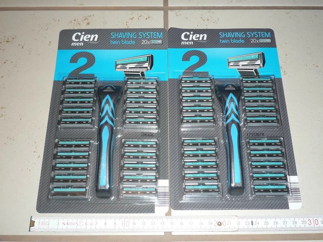 2 PACKUNGEN RASIERER Rasierapparat Lidl Cien men twin blade shaving ...