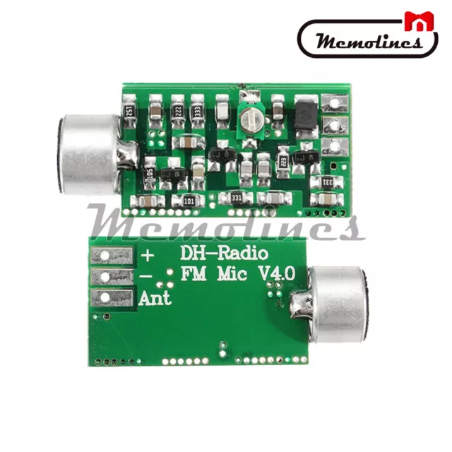 FM Microphone Wireless Audio Transmission FM Emission MIC Core Board V4.0 Module