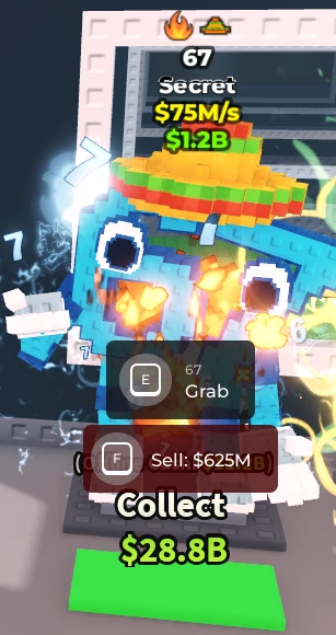 67 Robox ROBLOX | STEAL a Brainrot | 67 75m/s | Schnelle Lieferung!! EUR 11,42 ...