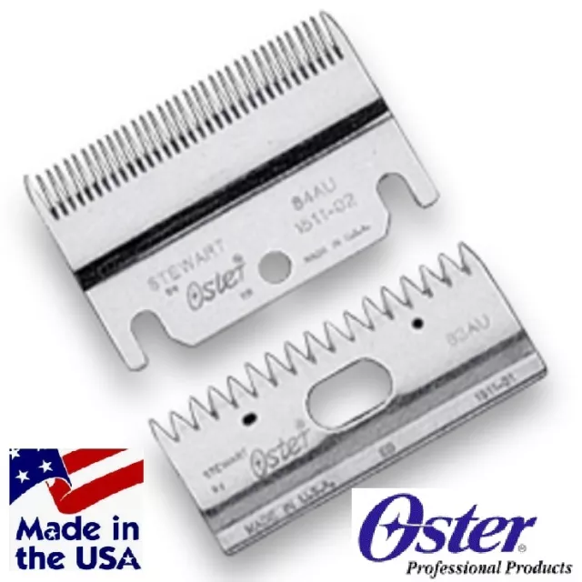 Oster/Stewart TOP&BOTTOM Clip master Clipper BLADE Combo Pack  Model # 83AU/84AU