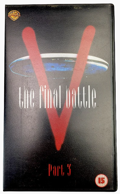 V The Final Battle Part 3 VHS Video Cassette Tape Small Black Box PAL 15 1984