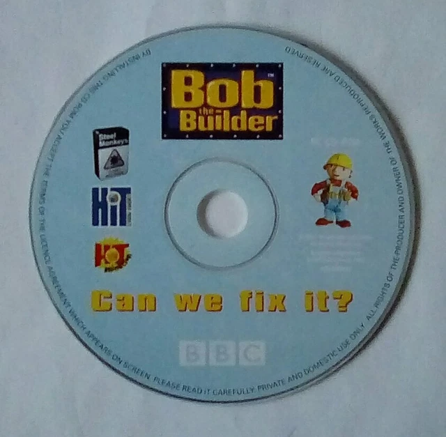 Disk Only Bob The Builder Can We Fix It Pc £595 Picclick Uk 