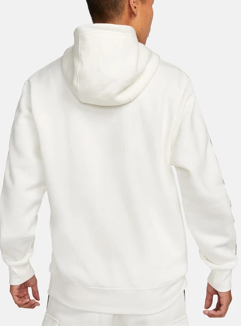 FELPA UOMO/DONNA NIKE SPORTSWEAR CREW REPEAT- DX2028-133 col. bianco/rosso 2