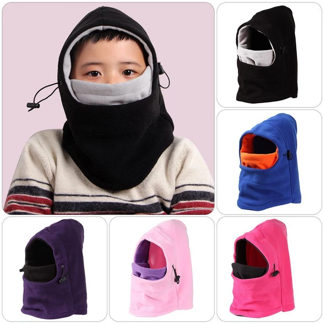 Scaldo collo maschera da sci berretto con cappuccio berretto bambini faccia intera berretto con cappuccio antitempesta