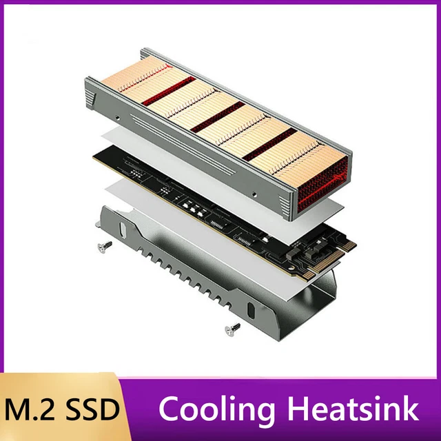 Dds Meta Radiator METAL COOLER HEAT Radiator NVMe/NGFF M.2 SSD Radiator Anti-corrosion ...