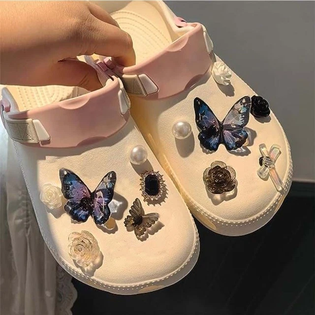 Waterproof Shoe Charm PVC Clog Wristband Bracelet for Croc Woman Girls