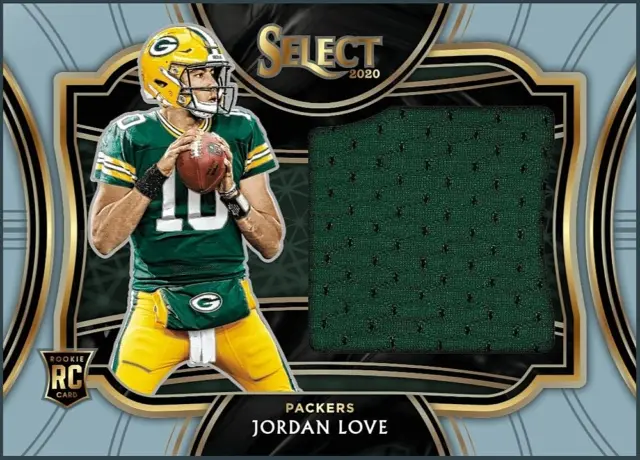 2020 Panini Select Rookie Jersey Patch RARE Relic - JORDAN LOVE RC Digital Card