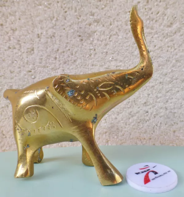 Petit ÉLÉPHANT Bronze ? Art Ethnique Populaire  Asie Inde Afrique