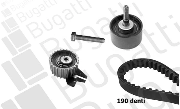 11056 FEBI BILSTEIN Kit cinghia di distribuzione N° denti: 122, con