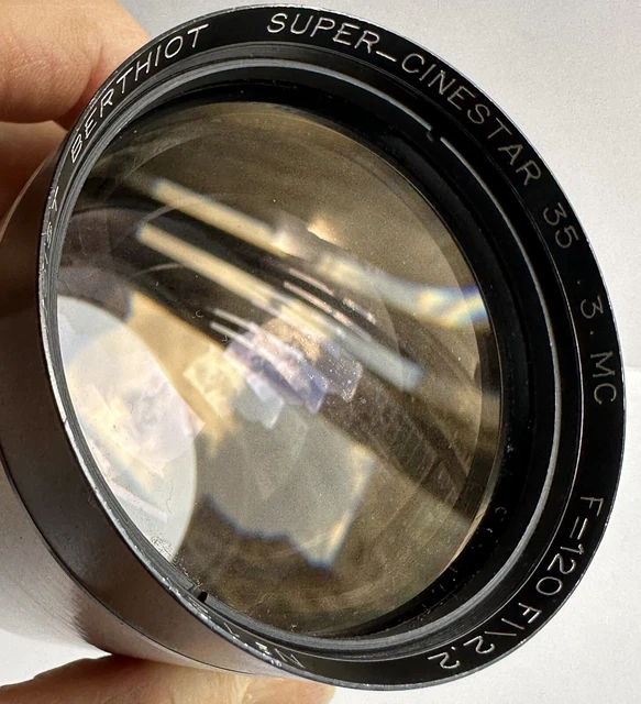 Benoist Berthiot 120mm f2.2 Super Cinestar (like Angenieux Kinoptik Boyer Optis)