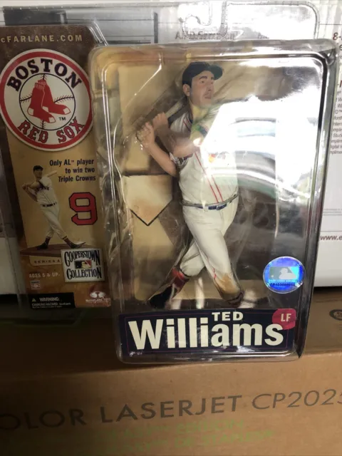 McFARLANE MLB Legends COOPERSTOWN  BOSTON RED SOX TED WILLIAMS NIP.