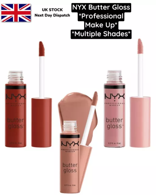 NYX Butter Gloss - Madeleine , NYX Intense Butter Gloss - Apple Crisp