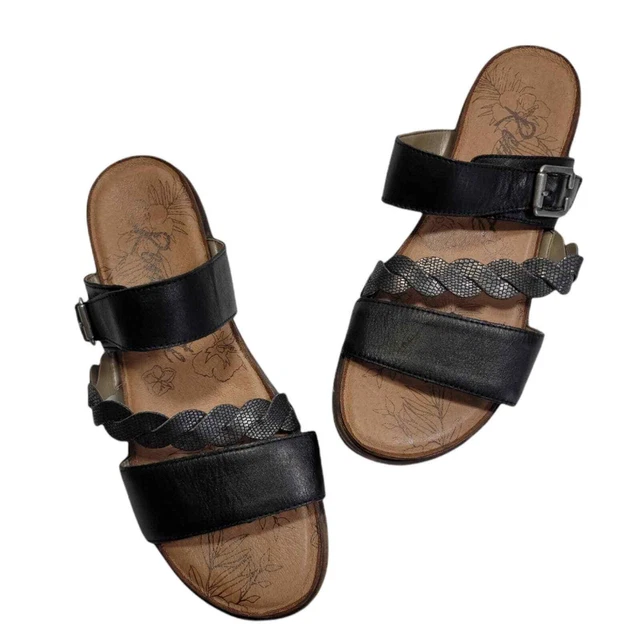 Remonte Black Slide Sandals Size 11