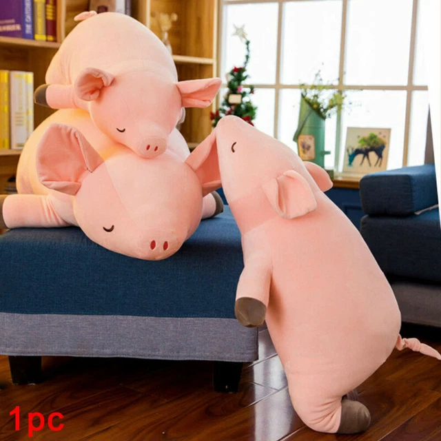 50CM BIG SUPER Cute Pig Stuffed Animal Soft Plush Doll Pillow Kids Xmas