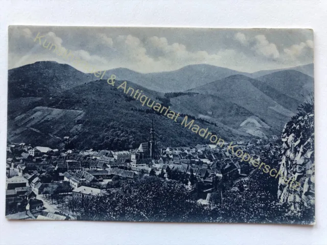 Thann Frankreich Elsass Elsaß AK ~1910 Panorama mit Engelsburg CPA Alsace