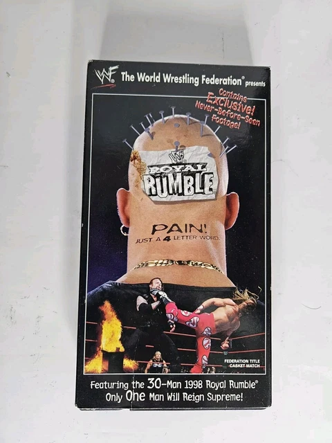 WWF ROYAL RUMBLE 1998 (VHS) Pro Wrestling WWF/WWE $20.00 - PicClick CA