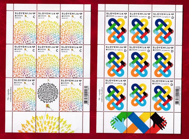 Slovenia Slowenien Europa CEPT 2023 ** MNH PEACE The Highest Value of Humanity