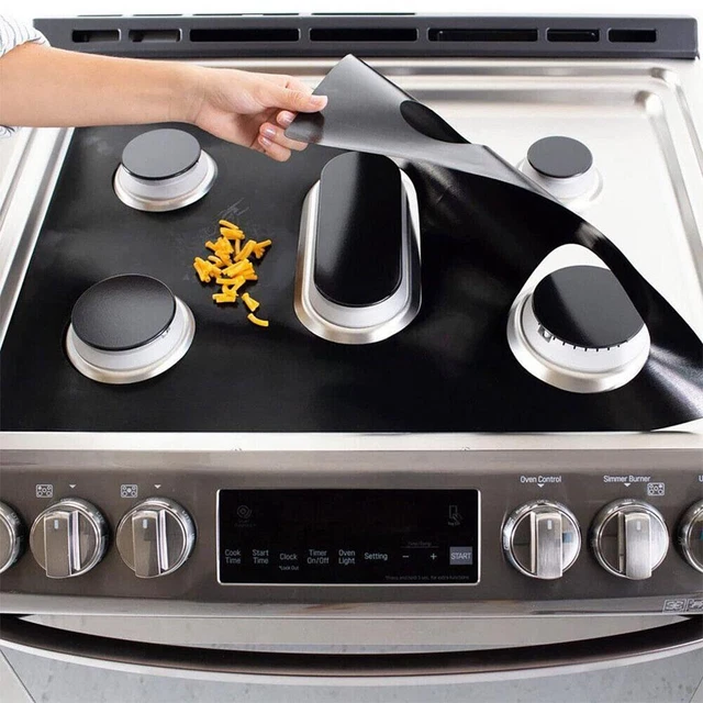 Cubierta de estufa reutilizable cubierta superior de cocina protector antiadherente tapete de gas