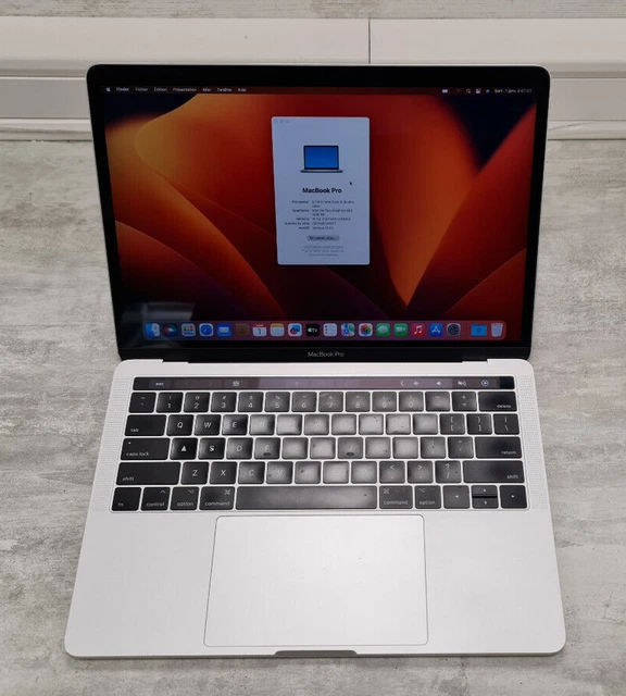 MacBook Pro 13 Touch Bar Retina 2017 Core i5 7Gen - 256Go  - 16Go RAM - QWERTY