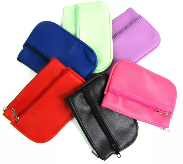 Unisex Small Coin Pouch Credit Card & Key Ring Wallet Purse Pouch Holder