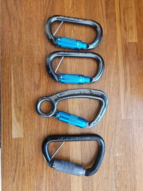 Carabiners X 4 Yoke /Spanset/Mbs Job Lot