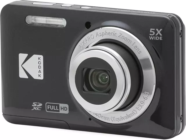 Kodak PIXPRO FZ55 16MP 5X Zoom Compact Camera - Black