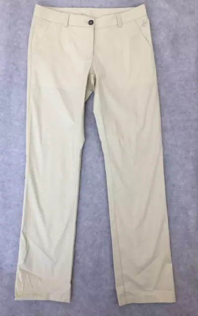 Cross Sweden Size 12 Women's Beige Sport Golf Lightweight Stretch Pants Chino