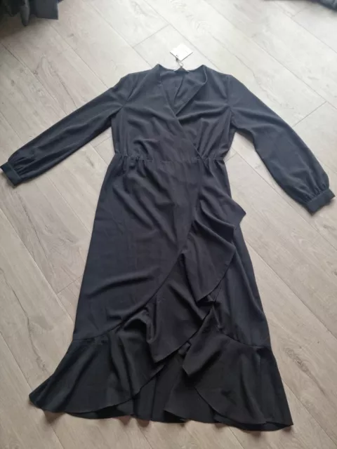 Great Plains London Black Dress Size M *New Tap Rrp £75*