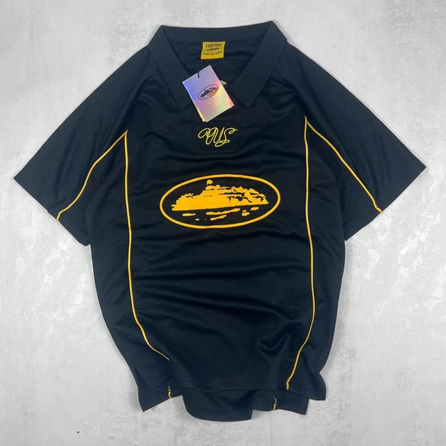 CORTEIZ TALISMO FOOTBALL Jersey Black Men's Size Small