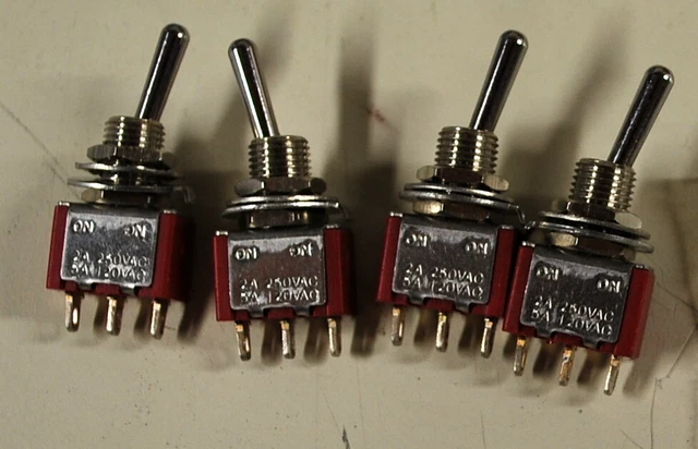 RARE Front Panel ON/OFF Switch Assembly Set of 4 £70.77 - PicClick UK