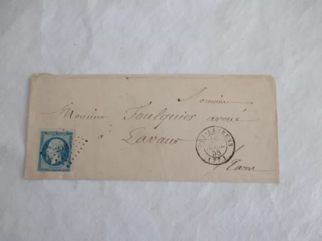 81 > 81 Lettre  Vide France Classique N 14 1858 Puylaurens  > Lavaur