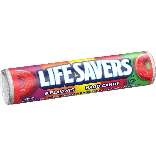 930680 1 X 32G Lifesavers 5 Fruit Flavours Roll Artifically Flavoured
