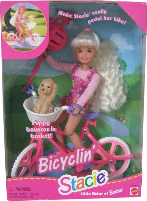 BICYCLIN STACIE POUP E PETIT S ur De Barbie 1996 Mattel EUR 97